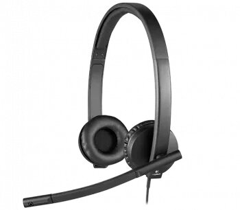 Стереогарнітура LOGITECH UC Corded Stereo USB Headset H570e (Leatherette Pad) - Business EMEA від компанії Інтерактивне обладнання - фото 1