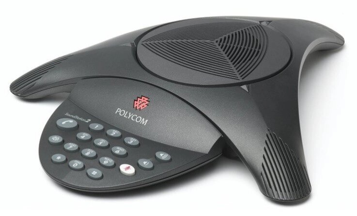 Телефон для конференцій Polycom Soundstation2 без екрана від компанії Інтерактивне обладнання - фото 1