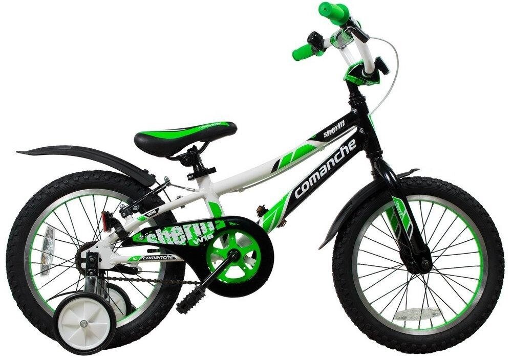 Дитячий алюмінієвий велосипед 20 'Comanche Sheriff W20 9 ", чорний-зелений від компанії velo-life - фото 1