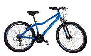 Велосипед горный алюминиевый 26' Comanche Ontario Fly 1.2 13", сине-серый