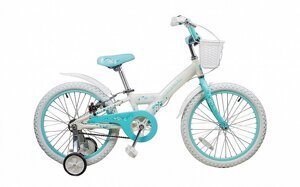 Дитячий велосипед для дівчаток 20 'Comanche Florida Fly W20 9 ", білий-бірюзовий