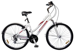 Жіночий міський велосипед Comanche Holiday L 1.0 16 ", білий-червоний