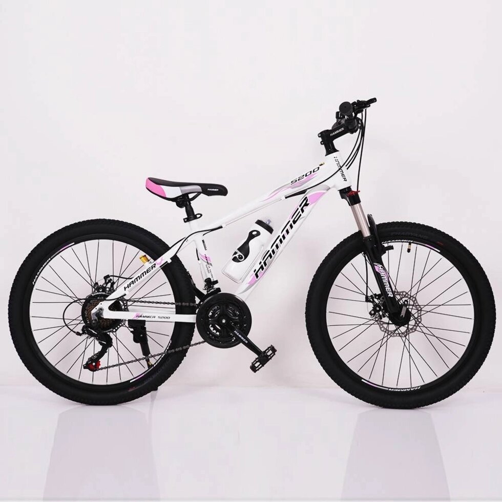 Спортивный велосипед HAMMER-24 Розовой ##от компании## velo-life велосипеды - ##фото## 1