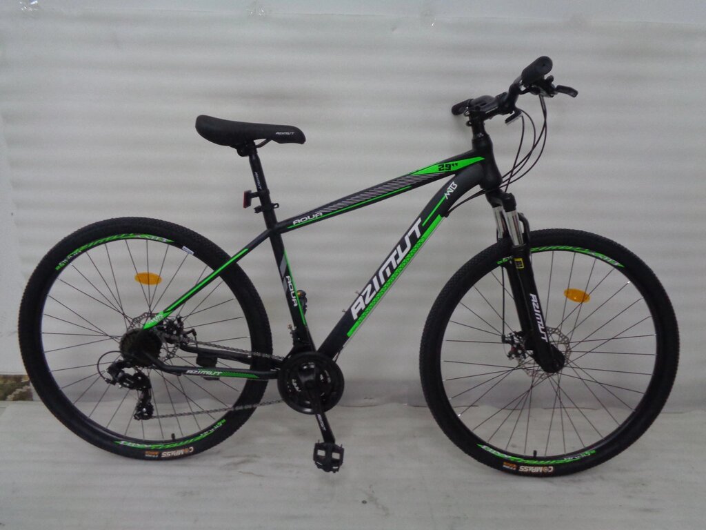 Велосипед Azimut Aqua 29GD  2021 зеленый ##от компании## velo-life велосипеды - ##фото## 1