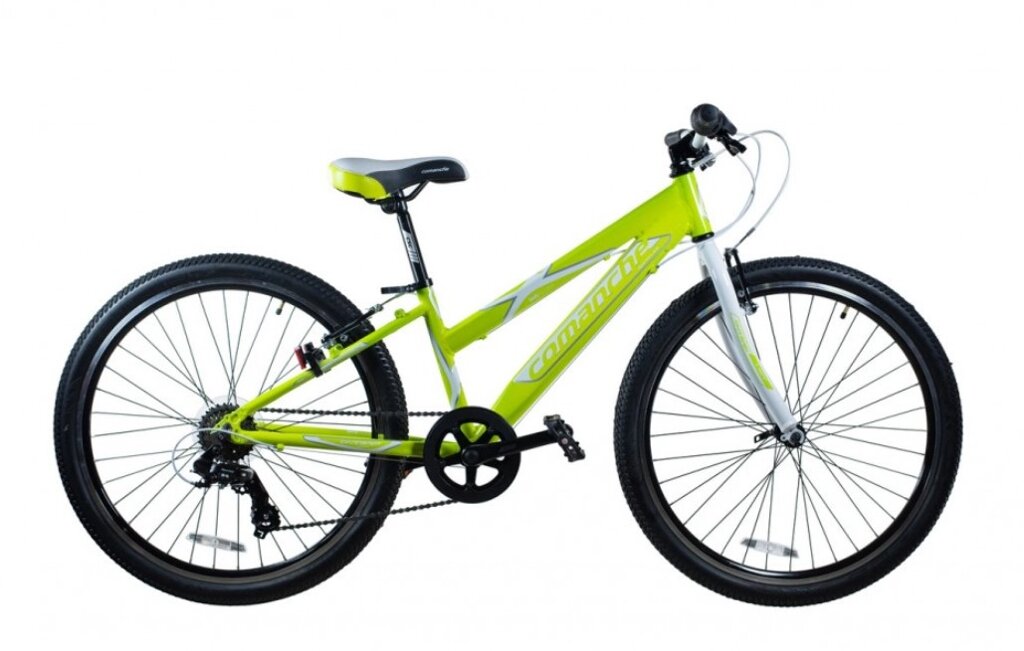 Велосипед горный алюминиевый 26' Comanche Ontario L 13", зеленый-белый ##от компании## velo-life велосипеды - ##фото## 1