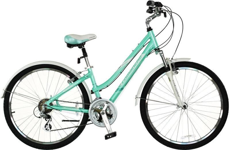 Женский городской велосипед Comanche Holiday L 1.0 14", бирюзовый-белый от компании velo-life велосипеды - фото 1