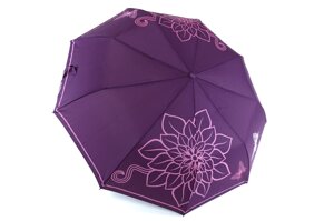 Фіолетова складана жіноча парасолька