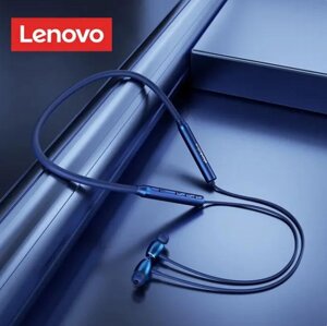 Бездротові спортивні навушники на шию Lenovo HEO 5X II Сині