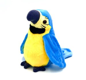 Інтерактивна іграшка, що говорить Папуга, синій