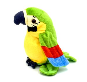 Інтерактивна іграшка, що говорить Папуга, зелений