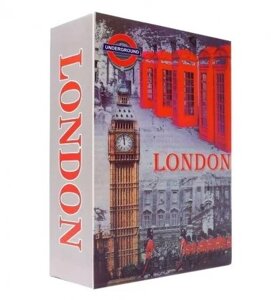Книжка сейф з Кодовим замком Лондон 265х200х65 мм Книга скринька