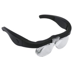 Збільшувальний окуляри з ліхтариком Vastar USB з LED-підсвіткою Змінні лінзи