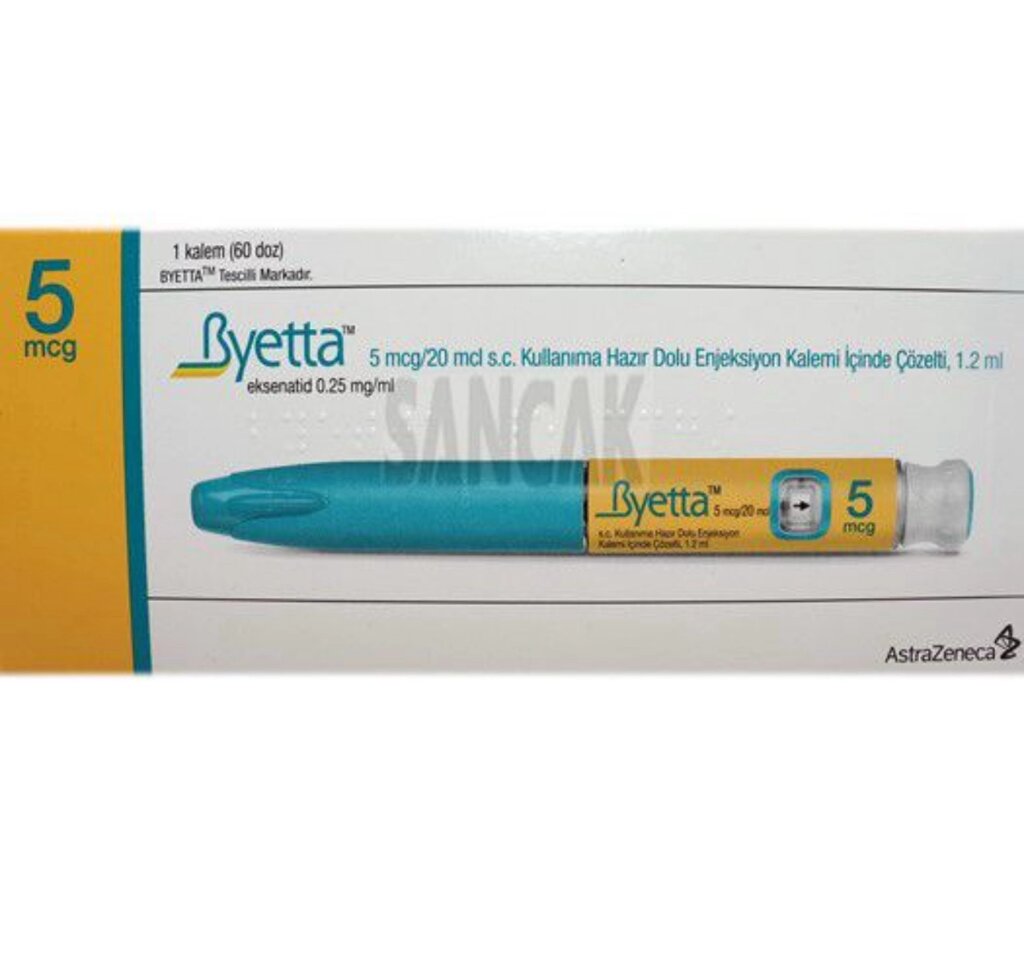 Баета (Byetta) 5мкг,10мкг 1шт 60доз (Ексенатид Exenatidum) від компанії Farmus - фото 1