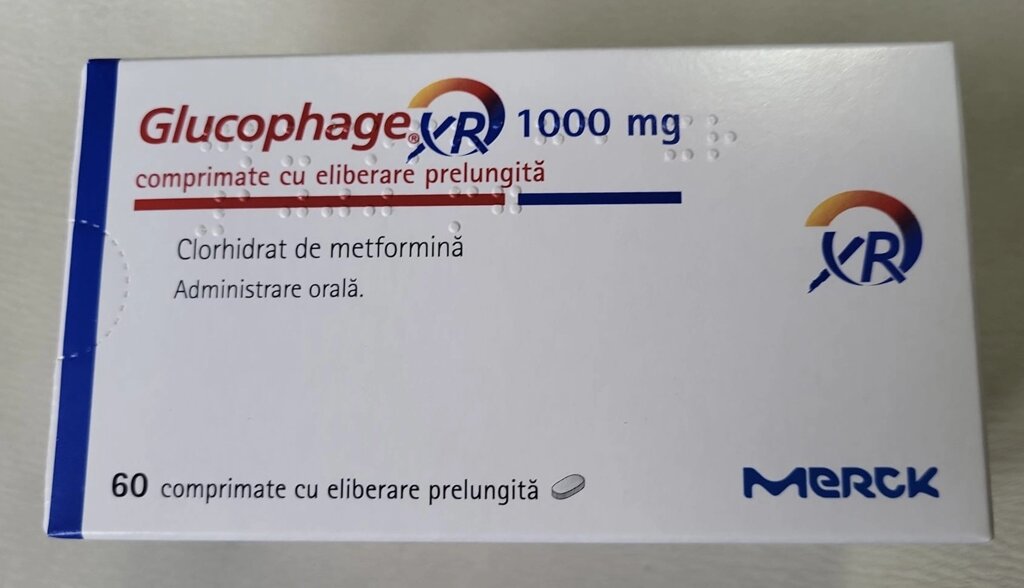 Глюкофаж ХР (Метформін) 1000мг, 60таб від компанії iMedis - фото 1