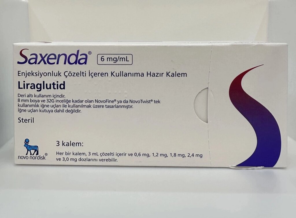 Саксенда (Ліраглутід) 6мг, 3шт від компанії Farmus - фото 1