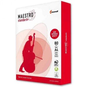 Папір офісний Maestro Standard Plus A4 80 г/м2 (500л)