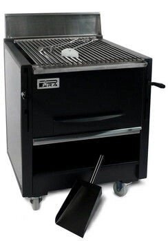 Гриль вугільний BBQ-10 BLACK PIRA (підлоговий) від компанії PROFTechnika - фото 1