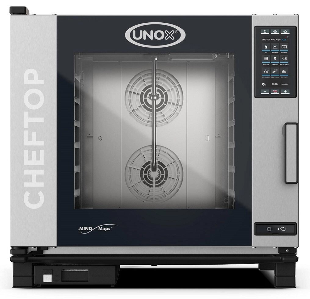 Пароконвектомат XEVC0621GPRM CHEFTOP PLUS Unox (газ) від компанії PROFTechnika - фото 1