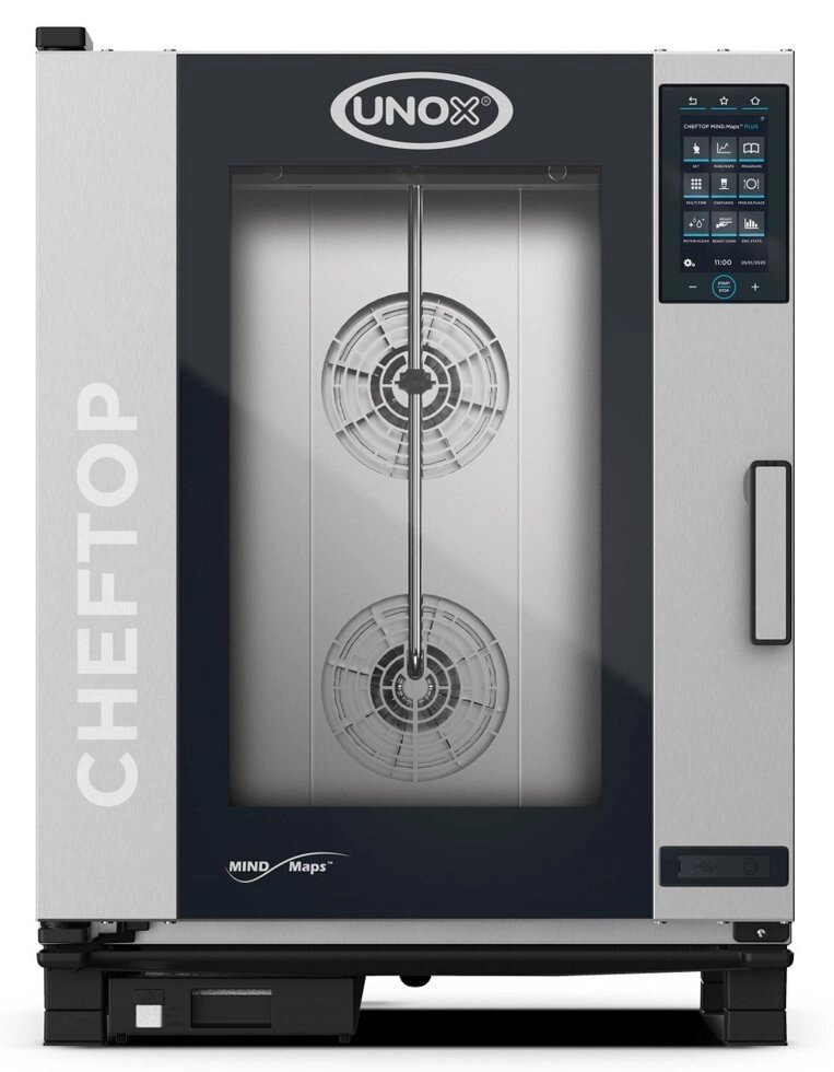 Пароконвектомат XEVC1011EPRM  CHEFTOP PLUS Unox від компанії PROFTechnika - фото 1