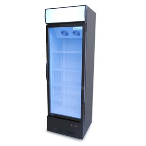 Холодильна шафа BC360BW2LEDCOL GoodFood, чорно-біла