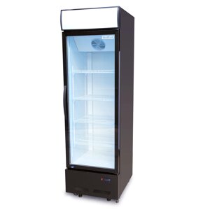 Холодильна шафа BC480BW2LED GoodFood, чорно-біла