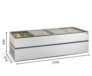 Бонета морозильна CRYSTALLITE 25 CRYSTAL (1050л)