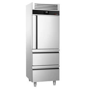 Морозильна шафа TKSF782#ESF12 GGM Gastro, з 2 висувними ящиками,700л