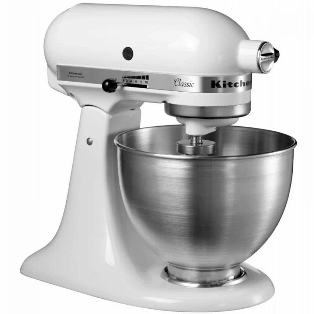 Планетарний міксер Artisan Classic 5K45SSEWH KitchenAid від компанії PROFTechnika - фото 1