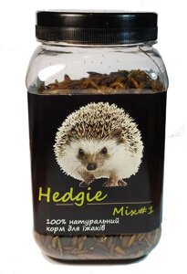 Натуральний Корм для декоративних їжаків Hedgie Mix#1 тм Буся 600мл/200г