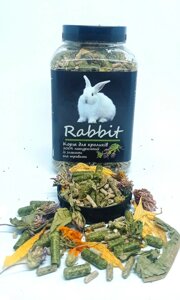 Корм зі злаками та травами для декоративних кроликів "Rabbit" тм Буся - 1л/500г