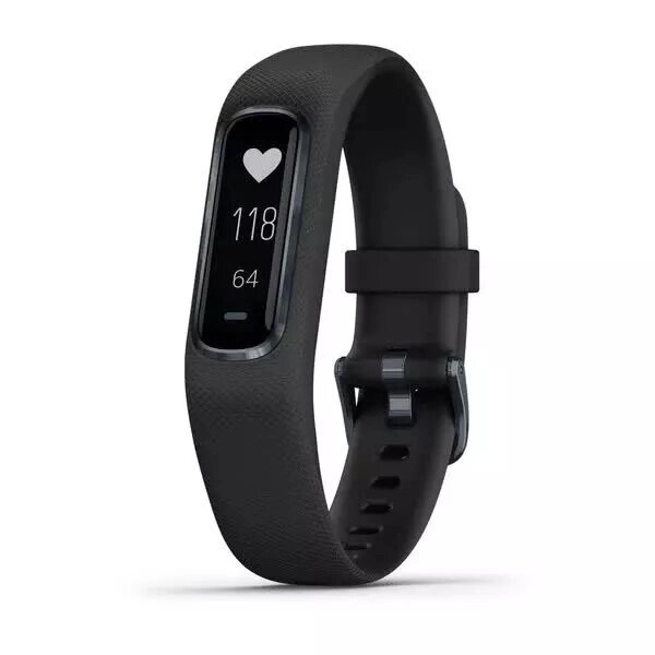 Фітнес-браслет Garmin Vivosmart 4 чорний/сірий, Small/Medium від компанії Garmin-ukraine - фото 1