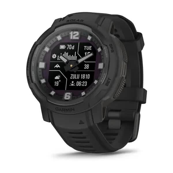 Годинник наручний Garmin Instinct Crossover Solar - Tactical Edition чорний від компанії Garmin-ukraine - фото 1