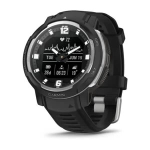 Смарт-годинник наручний Garmin Instinct Crossover - Standard Edition чорний