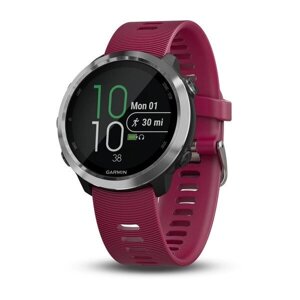 Смарт-годинник Garmin Forerunner 645 Music, вишневий ремінець