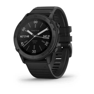 Смарт-годинник Garmin Tactix Delta чорний з чорним ремінцем