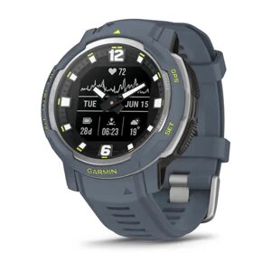 Смарт-годинник наручний Garmin Instinct Crossover - Standard Edition, синій граніт