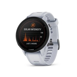 Смарт-годинник Garmin Forerunner 955 Solar білий камінь