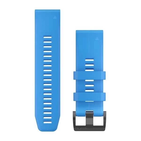 Ремінець Garmin QuickFit 26 мм для Fenix, Tactix, Quatix, D2, Foretrex та інших, блакитний від компанії Garmin-ukraine - фото 1