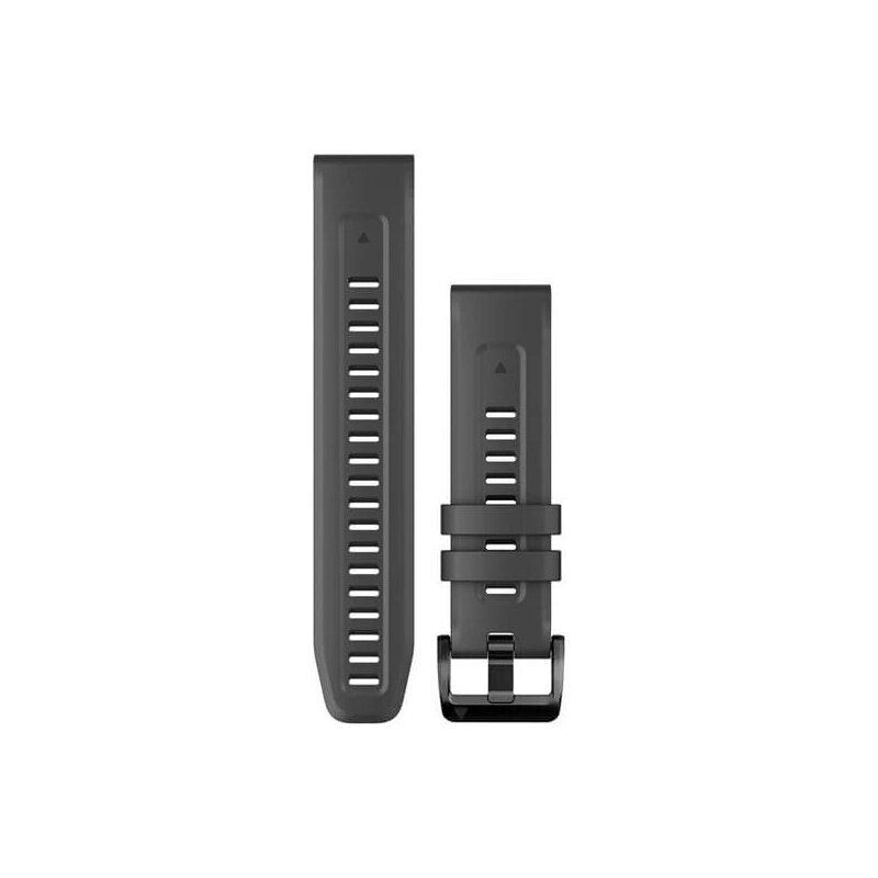 Ремінець Garmin QuickFit для годинників Fenix 5/6/7 та Epix 2 силіконовий графітовий, 22 мм від компанії Garmin-ukraine - фото 1