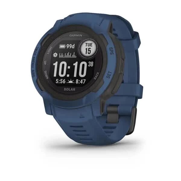 Смарт-годинник Garmin Instinct 2 Solar синій від компанії Garmin-ukraine - фото 1