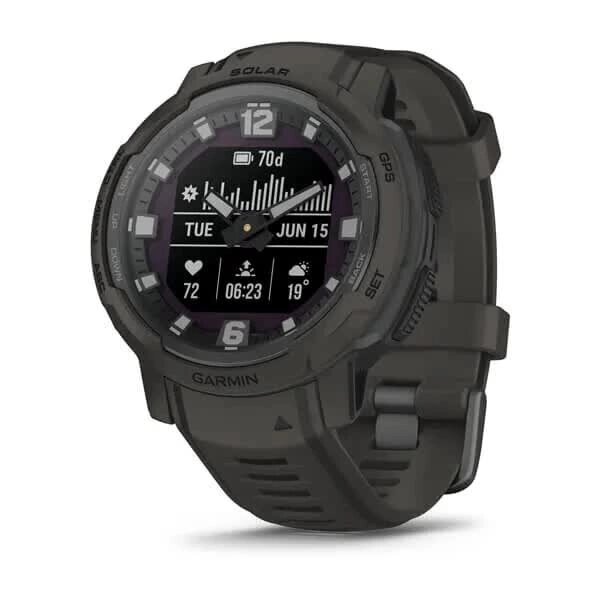 Смарт-годинник Garmin Instinct Crossover Solar графітовий від компанії Garmin-ukraine - фото 1