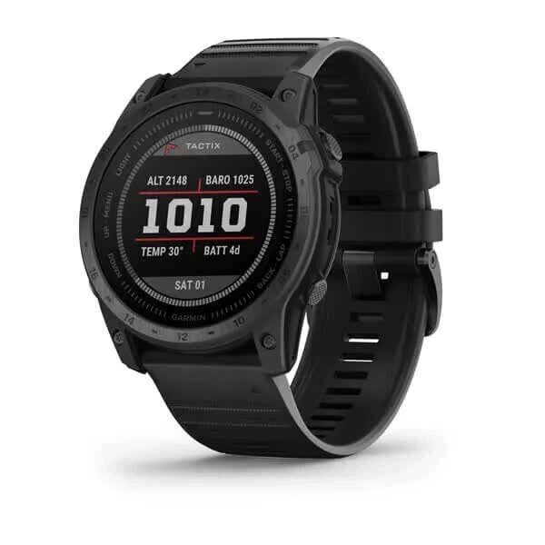 Смарт-годинник Garmin Tactix 7 Standard Edition чорний з силіконовим ремінцем від компанії Garmin-ukraine - фото 1