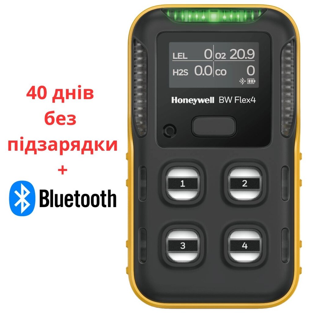 Газоаналиіатор HONEYWELL BW Flex аналізатор детектор вимірювач індикатор газоаналізатори газ датчик ИК IR ІЧ від компанії ТОВ Техніка для життя - фото 1