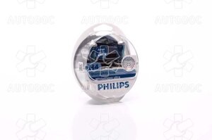 Лампа розжарювання H4 12V 60/55W WhiteVision ULTRA +60 (4200K) (компл) (вир-во Philips)