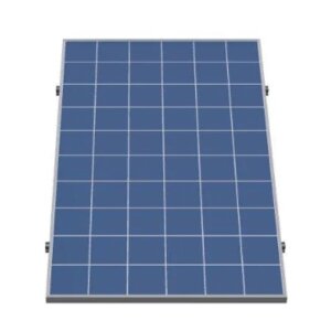 Алюмінієва система кріплення для сонячних панелей для 1 фотомодуля на дах