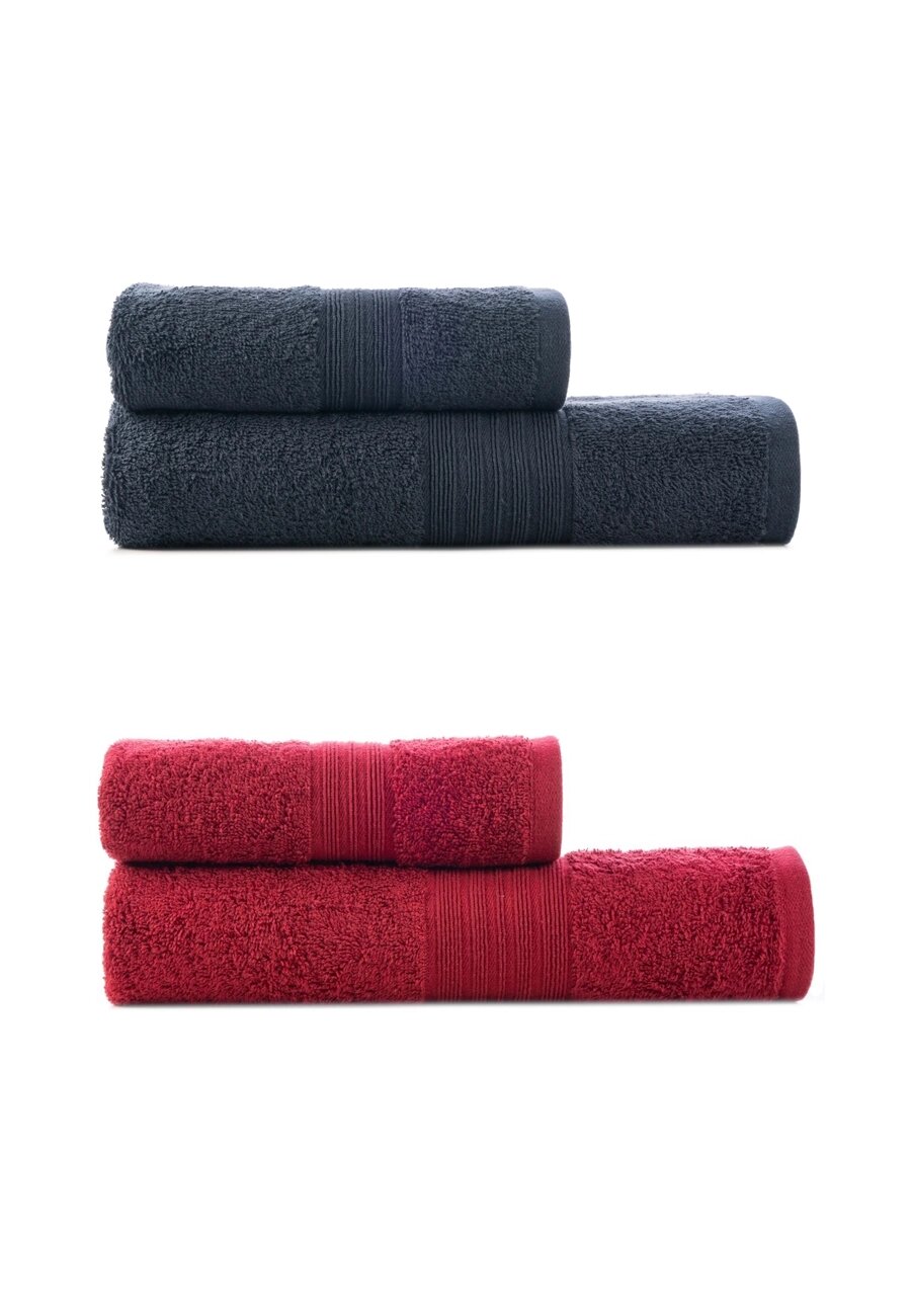 Набір махрових рушників 50x90+70х140 см Індія 500 г/м2 від компанії IDEAL TEXTILE: махрові рушники, халати, постільна білизна - фото 1