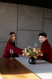 Вафельний халат жіночий M бордовий 100% бавовна 320 г/м2