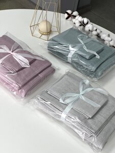 Комплект рушників Pastel 30х70, 50х90, 70х140 см 100% бавовна 500 г/м2 в Чернівецькій області від компанії IDEAL TEXTILE: махровые полотенца, халаты, постельное белье