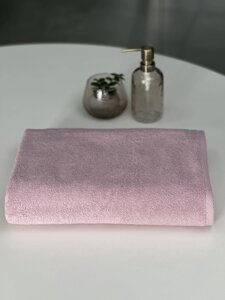 Махровий рушник Pastel 50х90 см 100% бавовна 500 г/м2 пудровий