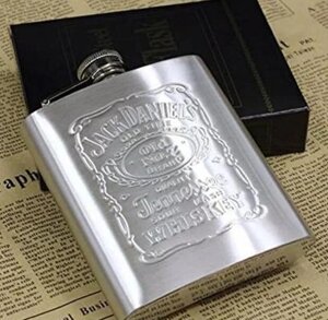 Фляга металева "Jack Daniels" на 200 мл з лійкою арт. 03348